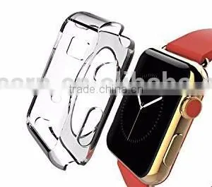 Hot Selling Soft Tpu Cell Phone 38mm 42mm Transparent Back Case For Apple Watch thumbnail-4