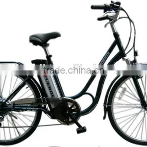 26" Tourney 6 Speeds Steel Frame Electric Bike thumbnail-1