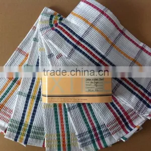 Waffle Weave Kitchen Towels Yarn Dyed Kitchen Tea Towel thumbnail-1