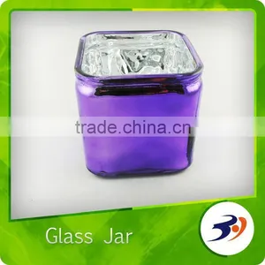 Religious Candle With Sticker Glass Jar thumbnail-1