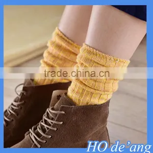 Hogift Autumn Women Socks Warm Thick Needle Cotton Socks Retro Boots Socks Piles of Socks MHo-213 thumbnail-2