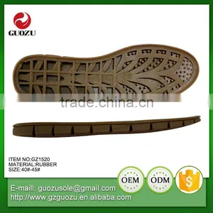 Sole Type Men Mocassin Shoe Sole Rubber Outsole for Sale thumbnail-2