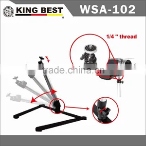 KINGBEST Foldable Photo Stand / Aluminium Alloy Camera Stand / Copy Stand / Photography Bracket / Camera Bracket /Remake Tripod thumbnail-2