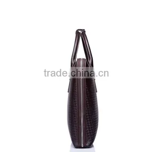 Luxury Leather Notebook Bag Men Business Executive Bag thumbnail-4