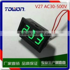 0.56" Red Green Blue LED Digital Voltmeter Volt Panel Meter Red Color AC30-500V Voltage Panel Meter thumbnail-1