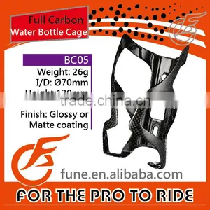 26g Carbon 3K Clear or UD Matte Water Bottle Cage thumbnail-1