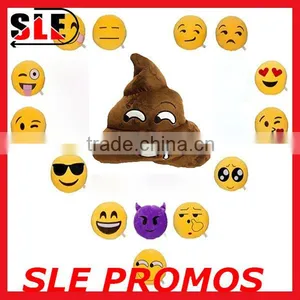 Hot New Products For 2016 PP Cotton Emoji Cushion,Plush Emoji Pillow Novelty Products For Sell thumbnail-1