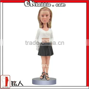 Custom Handmade Resin Craft Woman Bobblehead thumbnail-1
