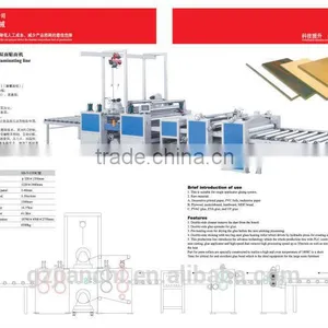 Plywood Hot Press MDF Particie Board Coating Laminating Machine Double-side Pvc Film and Paper thumbnail-2