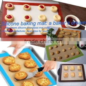 2014 New Kitchenware Silicone Fiberglass Baking Mat thumbnail-1