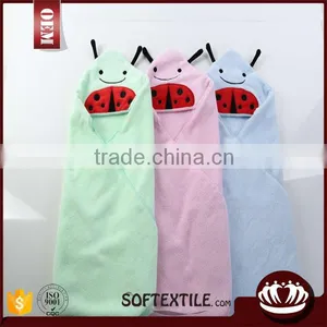 2016 New Design Cheap Hot Sale 100 Cotton Hooded Baby Bath Towel thumbnail-4