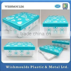 Good Quality Colorful Plastic Injection Storage Boxs/Bins for Customers Customized thumbnail-1