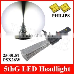 LED HEAD LIGHT 2500LM PSX26W COPPER WIRE WITH HIGH THERMAL CONDUCTIVITY thumbnail-1