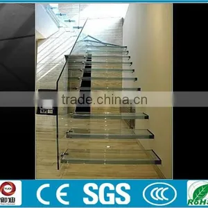 Tempered Glass Floating Stairs Made in China--YUDI thumbnail-1