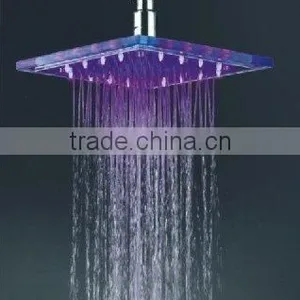 Led Rainfall Overhead Square Shower Head thumbnail-1
