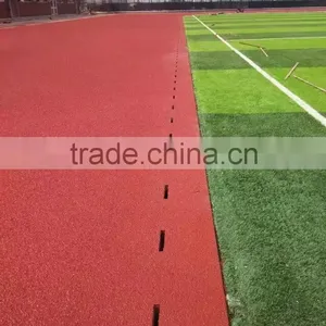 Environment Friendly IAAF Approved Prefabricated Rubber Running Track For 400 thumbnail-2