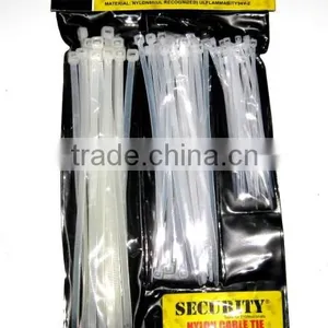WHOLESALES Heat-resisting 8*150 PA66 Nylon Cable Ties (UL Certificate)94v-2 thumbnail-2