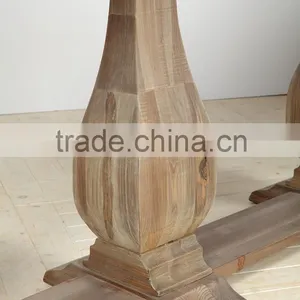 Vintage Recycled Wood Plank Concole Table thumbnail-4