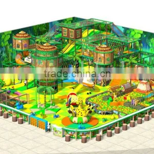 Exciting Jungle Adventure Indoor Playground/Large Size Commercial Jungle Theme Amusement Park thumbnail-1