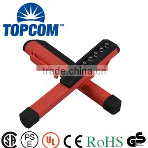 ABS Body Mini 6 LED Pocket Clip Pen Light Quality Choice thumbnail-1