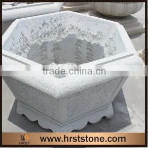 Natural Old Large Flower Pots Stone thumbnail-3