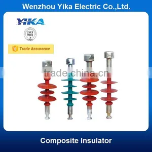 Wenzhou Yika IEC 11KV Composite Silicone Rubber Suspension Insulator 11KV thumbnail-1