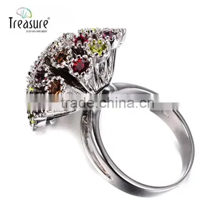 Engagement Jewelry Fashion Jewelry Wholesale Diamond Ring Silver Ring Fashion Jewellry thumbnail-2