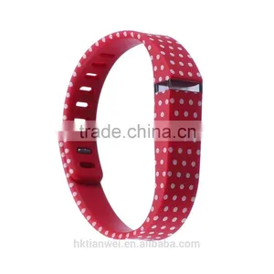 Polka Dot Patterns Series Fitbit Flex Replacement Wristband With Metal Clasp(No Tracker Chip) thumbnail-1
