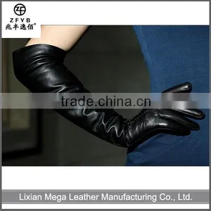 2016 Hot Selling Colour Long Leather Glove thumbnail-1