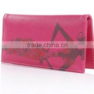 China Wholesale Custom Genuine Leather Women Wallet thumbnail-2