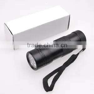 Purple Light 12 LED 395nm UV LED Flashlight for Money Detect Wholesale thumbnail-6