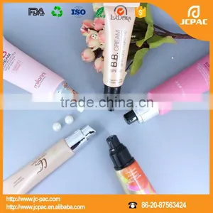 Airless PE Whitening BB Cream Tubes for Cosmetic Packaging With Pump Tube thumbnail-4