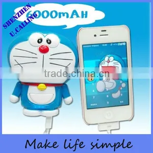 Factory Wholesales Cute Doraemon Power Bank Doraemon Mobile Charger thumbnail-1