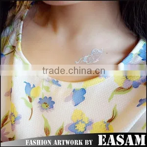 Fashionable Custom Metallic Temporary Tattoo Sticker thumbnail-1