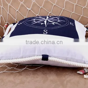 Handmade Compass Pillow Embroidery Designs Cushion Cover thumbnail-6