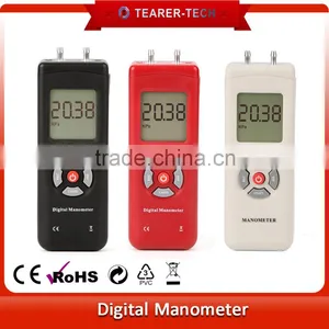 Digital Dual-port Pressure Gas Manometer 10Psi/68.94kPa/ 276.7inH2o From China Supplier TL-102 thumbnail-6
