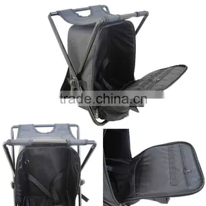 High Quality Fashion Oxford Black Camping Hiking Backpack Fishing Folding Chair Cooler Bag HWY009 thumbnail-4