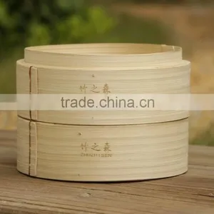 Traditional Round Bamboo Steamer for Cooking thumbnail-3