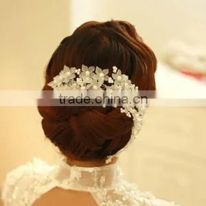 Flower Bridal Crystal Formal Wedding Headdress Headwear Hair Accessories thumbnail-3