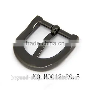 20.5mm Black Gunmetal Shiny Coating Finish Buckle thumbnail-2
