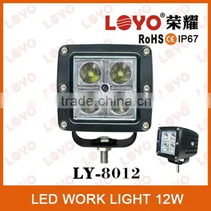 LOYO Super Bright High Quality 12w Led Work Light for Trucks thumbnail-1