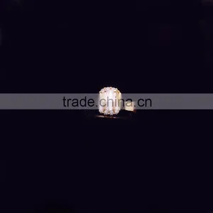 Wholesale Jewelry Gold Designs Women Ring Fashion Diamond Zinc Engagement Rings thumbnail-6