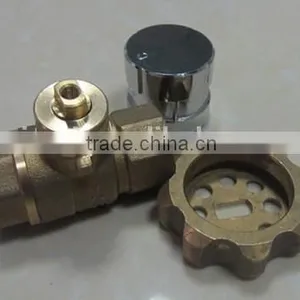 Magnetic Lockable Brass Ball Valve thumbnail-2