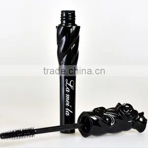 Leopard Waterproof Lengthening Extension Eyelash Transplanting Gel Fiber Mascara Rose Tube 3d Fiber Lashes Mascara thumbnail-1