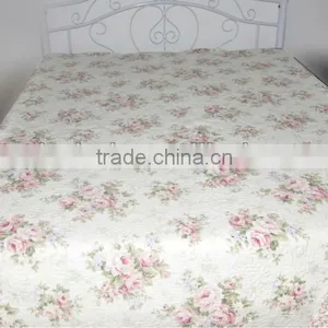 Floral Microfiber Quilt Set thumbnail-1