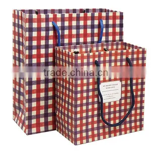 Fashion England Check Paper Shopping Bag thumbnail-1