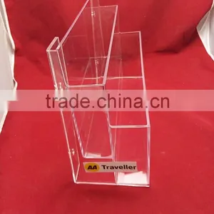 Wholesale Stable Acrylic Brochure Display Shelf Literature Stand thumbnail-1