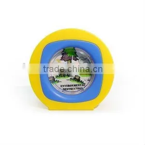 Fashion Plastic Table Desk Alarm Calendar Quartz Clock RD9198 thumbnail-1