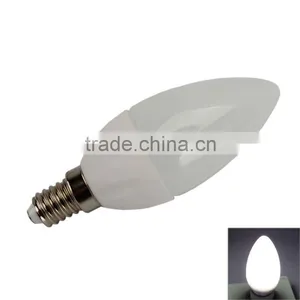 New E14 Blunt Tip Ceramics Led Candle Lamp thumbnail-1