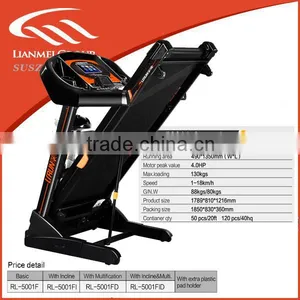 New Fitness Treadmill Healthy Equipment With 7 Inch Touch Screen Factory Directly With Wholeslae Price thumbnail-1